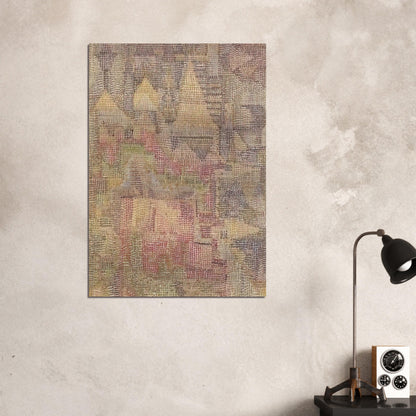 CASTLE GARDEN 1931 - Paul Klee Brushed Aluminum Print - 70x100 cm / 28x40 inches | Paul Klee Aluminum Print | Paul Klee Prints