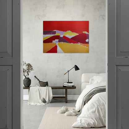 Agrigente - 1953 - Nicolas de Stael Brushed Aluminum Print - 70x100 cm / 28x40 inches | Nicolas de Stael Aluminum Print | Nicolas de Stael Prints