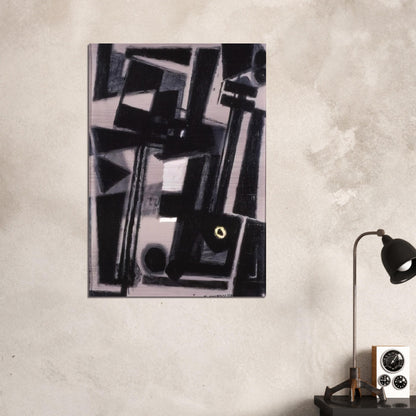 COMPOSITION - Enrico Prampolini Brushed Aluminum Print - 70x100 cm / 28x40 inches | Enrico Prampolini Aluminum Print | Enrico Prampolini Prints