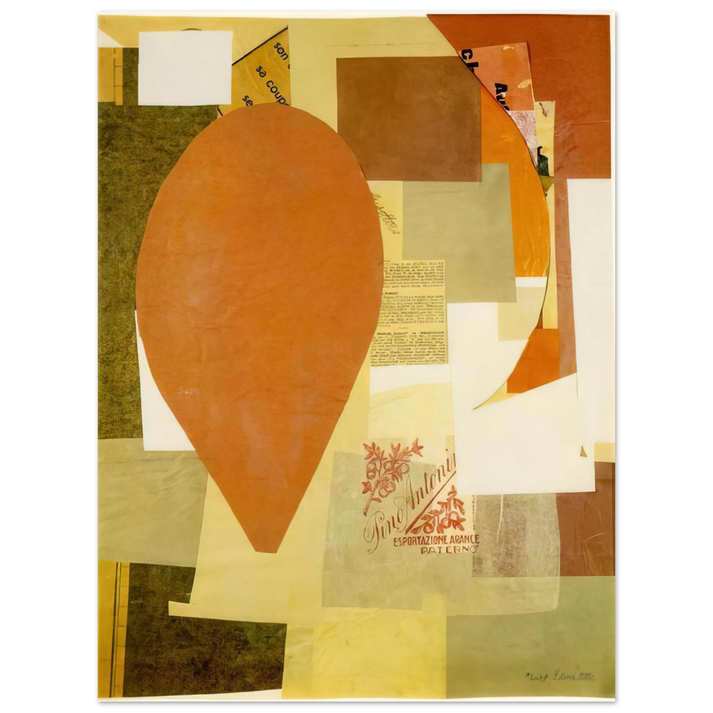 Kurt Schwitters - PINO ANTONI 1934  75x100 cm / 30x40inches Fine Art Poster