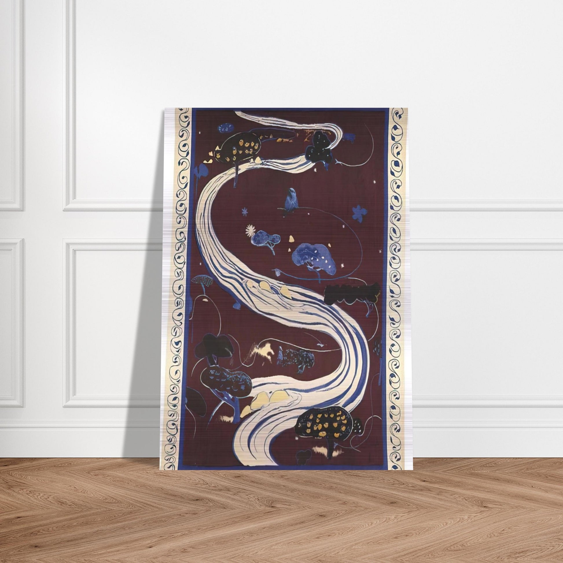The River - figurative - Brett Whiteley Brushed Aluminum Print - 70x100 cm / 28x40 inches | Brett Whiteley Aluminum Print | Brett Whiteley Prints