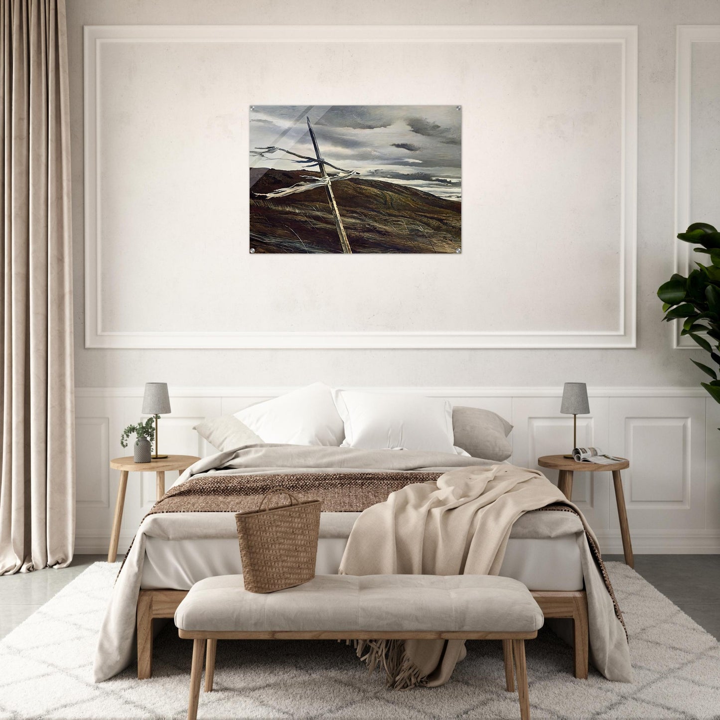 DODGES RIDGE 1947 - Andrew Wyeth Acrylic Print - 70x100 cm / 28x40″ inches