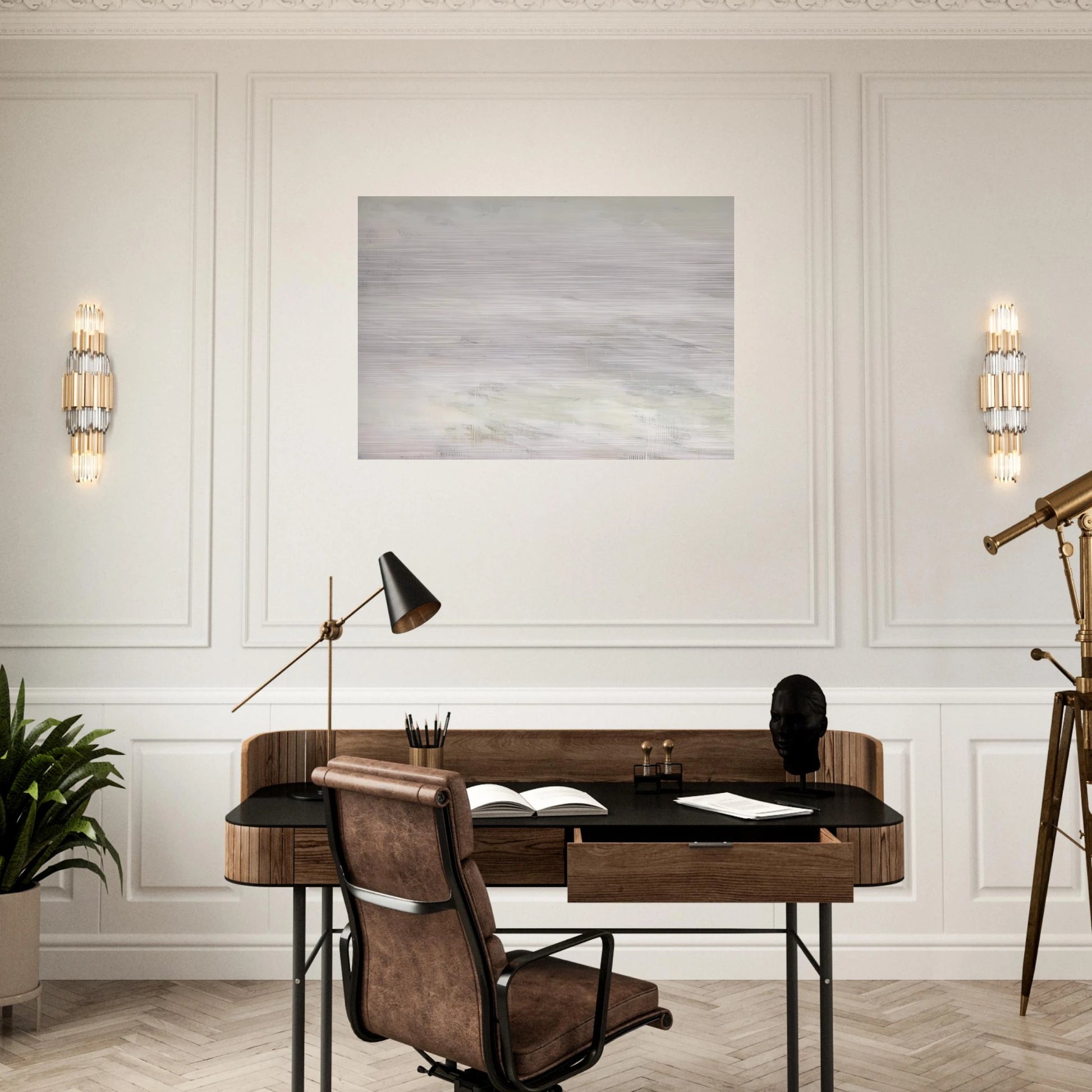 Hero and Leandro  A Painting in Four Parts  Part III - Cy Twombly Brushed Aluminum Print - 70x100 cm / 28x40 inches | Cy Twombly Aluminum Print | Cy Twombly Prints