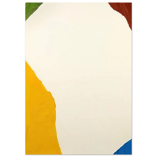 Helen Frankenthaler - Wind Directions - 1970 Wall art - 13x18 cm / 5x7 inches - Fine Art Poster-canvas - -
