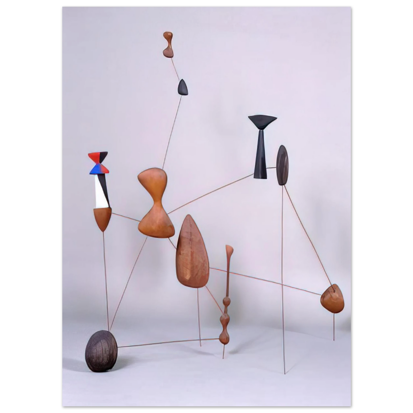 Alexander Calder - VERTICAL CONSTELLATION WITH BOMB 1943 Fine Art Poster