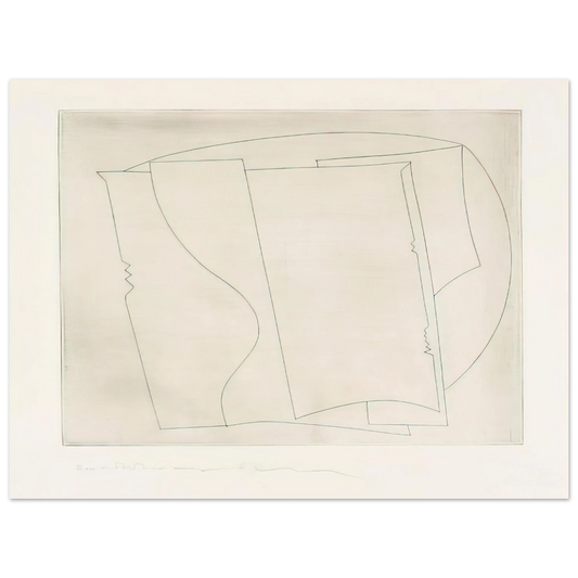 Ben Nicholson - Ronco - 1967  75x100 cm / 30x40inches Fine Art Poster