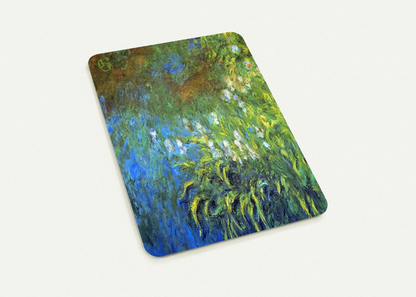 Iris at the Sea-Rose Pond By claude monet Pack of 10 Post Cards | claude monet Post Cards | A6 (10.5 x 14.8 cm) - 4.1 x 5.8 inches