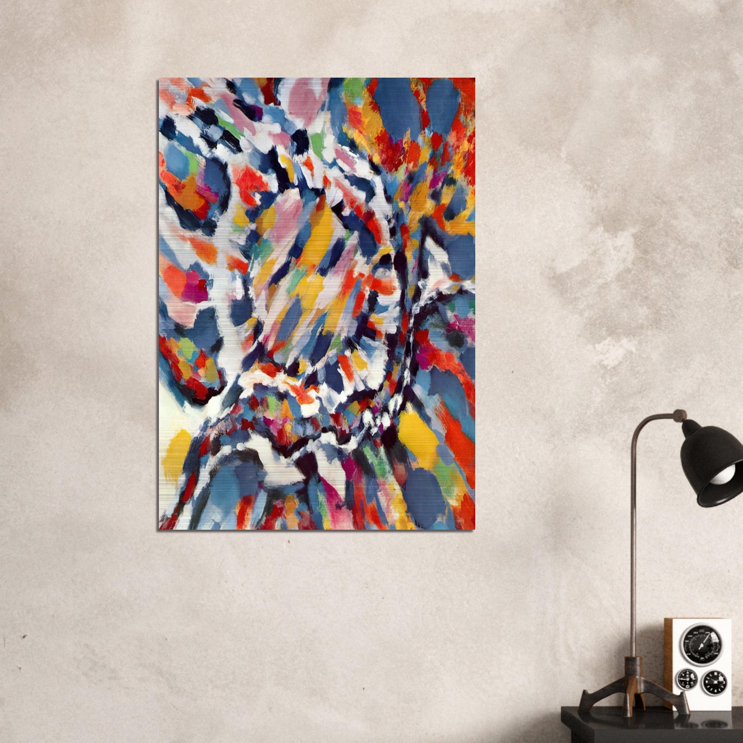 La Sève - 1963 - Alfred Manessier Brushed Aluminum Print - 70x100 cm / 28x40 inches | Alfred Manessier Aluminum Print | Alfred Manessier Prints