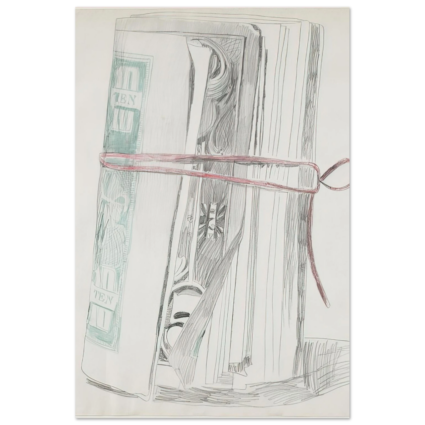 Andy Warhol - Roll of Bills Fine Art Poster