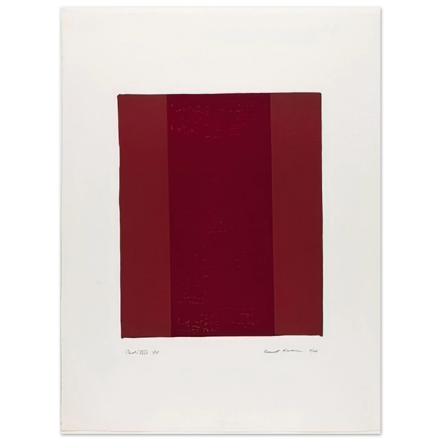 Barnett Newman - Canto XVIII  75x100 cm / 30x40inches Fine Art Poster