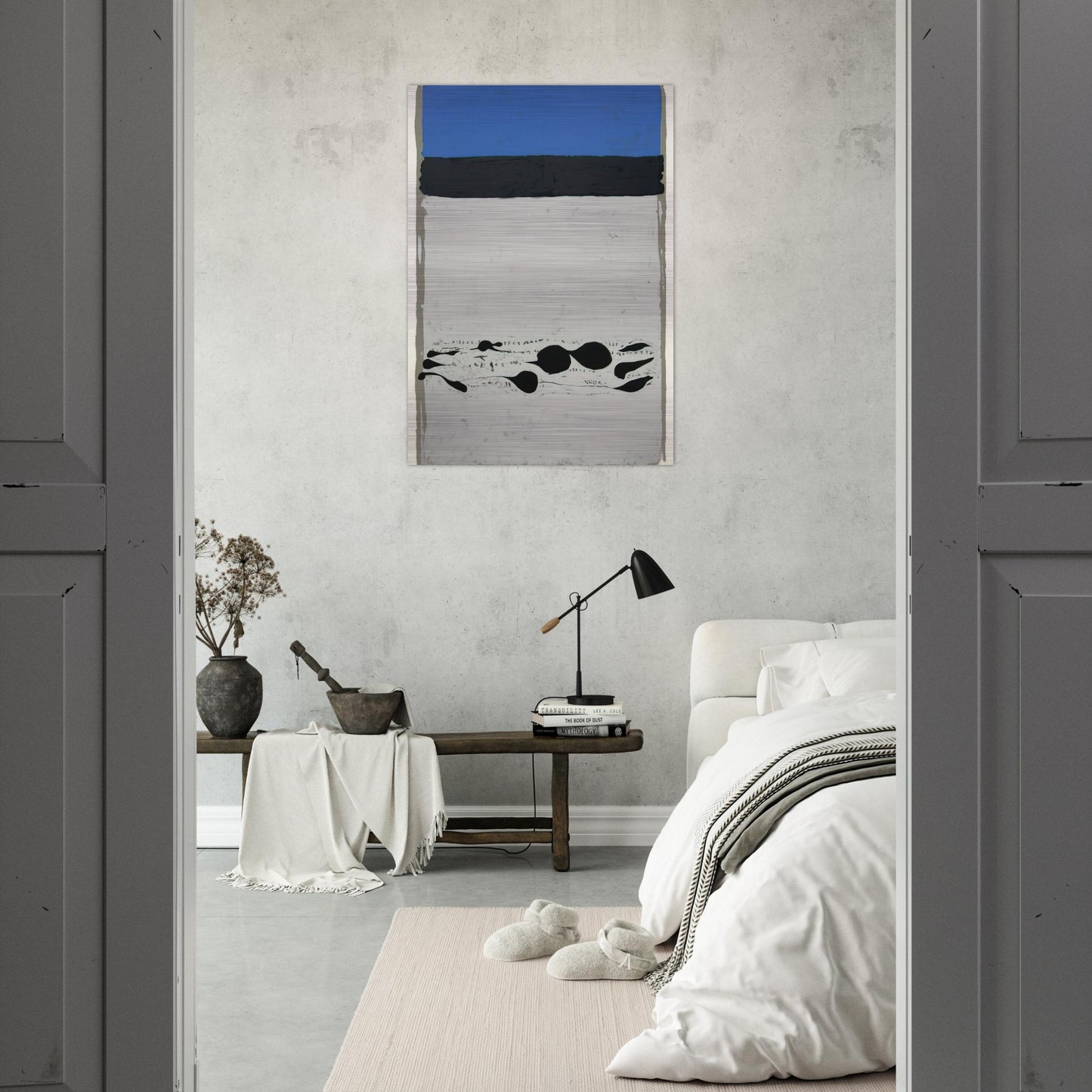 Passages Des Soupias - 1973 - Adja Yunkers Brushed Aluminum Print - 70x100 cm / 28x40 inches | Adja Yunkers Aluminum Print | Adja Yunkers Prints