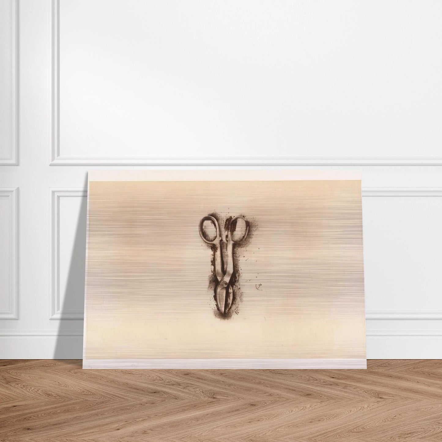 TINSNIP 1973 - Jim Dine Brushed Aluminum Print - 70x100 cm / 28x40 inches | Jim Dine Aluminum Print | Jim Dine Prints