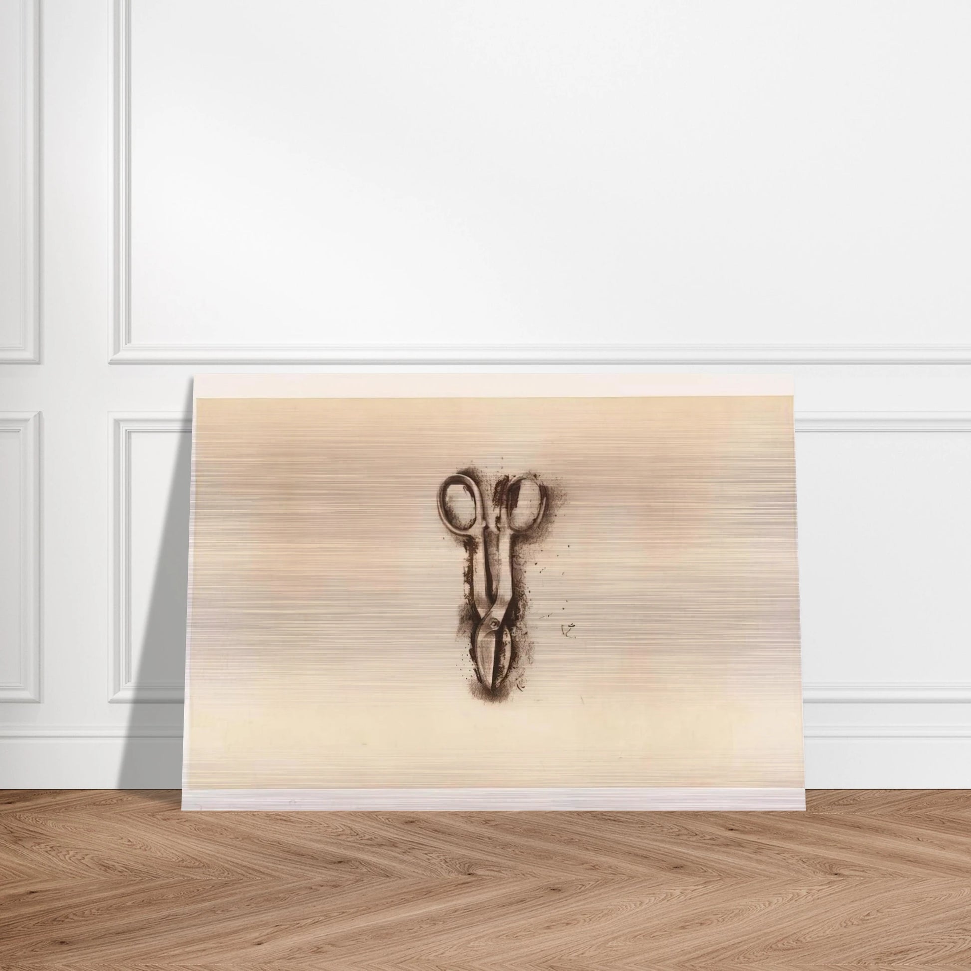 TINSNIP 1973 - Jim Dine Brushed Aluminum Print - 70x100 cm / 28x40 inches | Jim Dine Aluminum Print | Jim Dine Prints