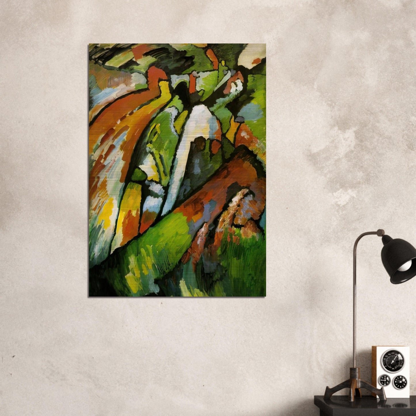 IMPROVISATION 7 1910 - Wassily Kandinsky Brushed Aluminum Print - 70x100 cm / 28x40 inches | Wassily Kandinsky Aluminum Print | Wassily Kandinsky Prints