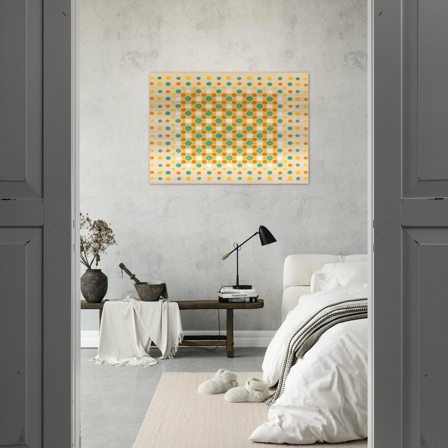Quilt - 1963 - Thomas Downing Brushed Aluminum Print - 70x100 cm / 28x40 inches | Thomas Downing Aluminum Print | Thomas Downing Prints