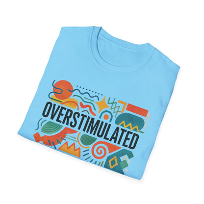 Overprikkelde Shirt voor Mama | Grappig Vermoeide Mama T-shirt | Weirdcore Kleding | Gen Z Humor T-Shirt | Uitgeput maar Esthetisch T-shirt