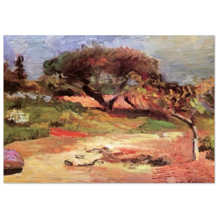 CORSICAN LANDSCAPE 1898 0 - Henri Matisse Brushed Aluminum Print - 70x100 cm / 28x40 inches | Henri Matisse Aluminum Print | Henri Matisse Prints