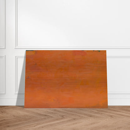 Untitled Orange Painting - 1955 - Robert Ryman Brushed Aluminum Print - 70x100 cm / 28x40 inches | Robert Ryman Aluminum Print | Robert Ryman Prints