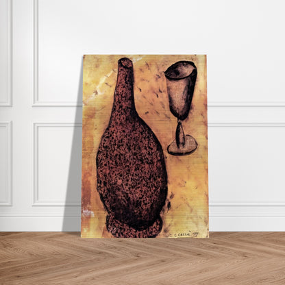IL FIASCO 1915 - Carlo Carra Brushed Aluminum Print - 70x100 cm / 28x40 inches | Carlo Carra Aluminum Print | Carlo Carra Prints