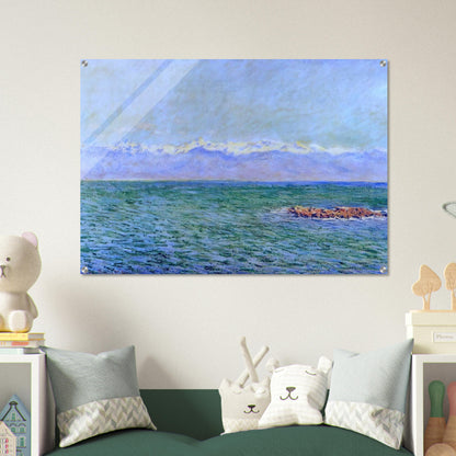 The Sea and the Alps - claude monet Acrylic Print - 70x100 cm / 28x40″ inches | claude monet Wall Art | claude monet Prints