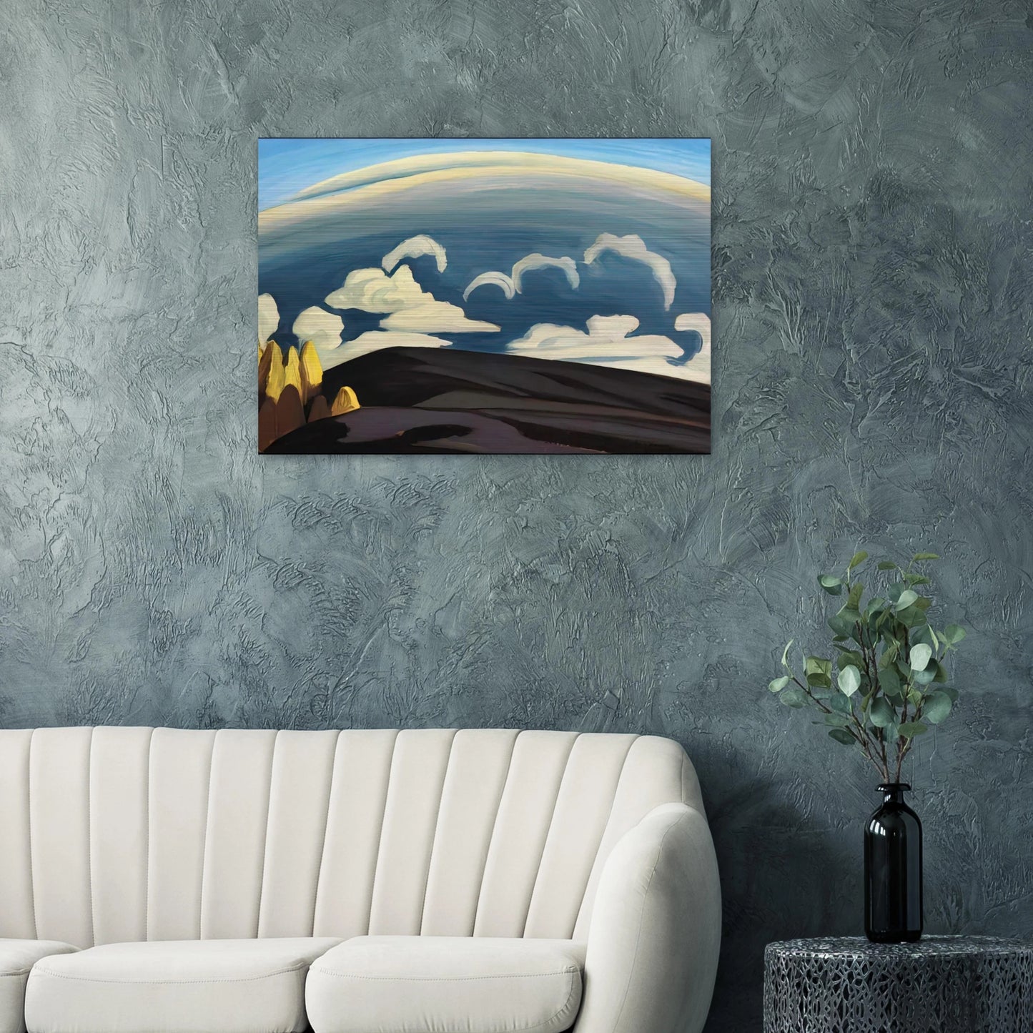 Aftermath of Storm - Lake Superior Sketch XXXIV - 1926 - Lawren Harris Brushed Aluminum Print - 70x100 cm / 28x40 inches | Lawren Harris Aluminum Print | Lawren Harris Prints