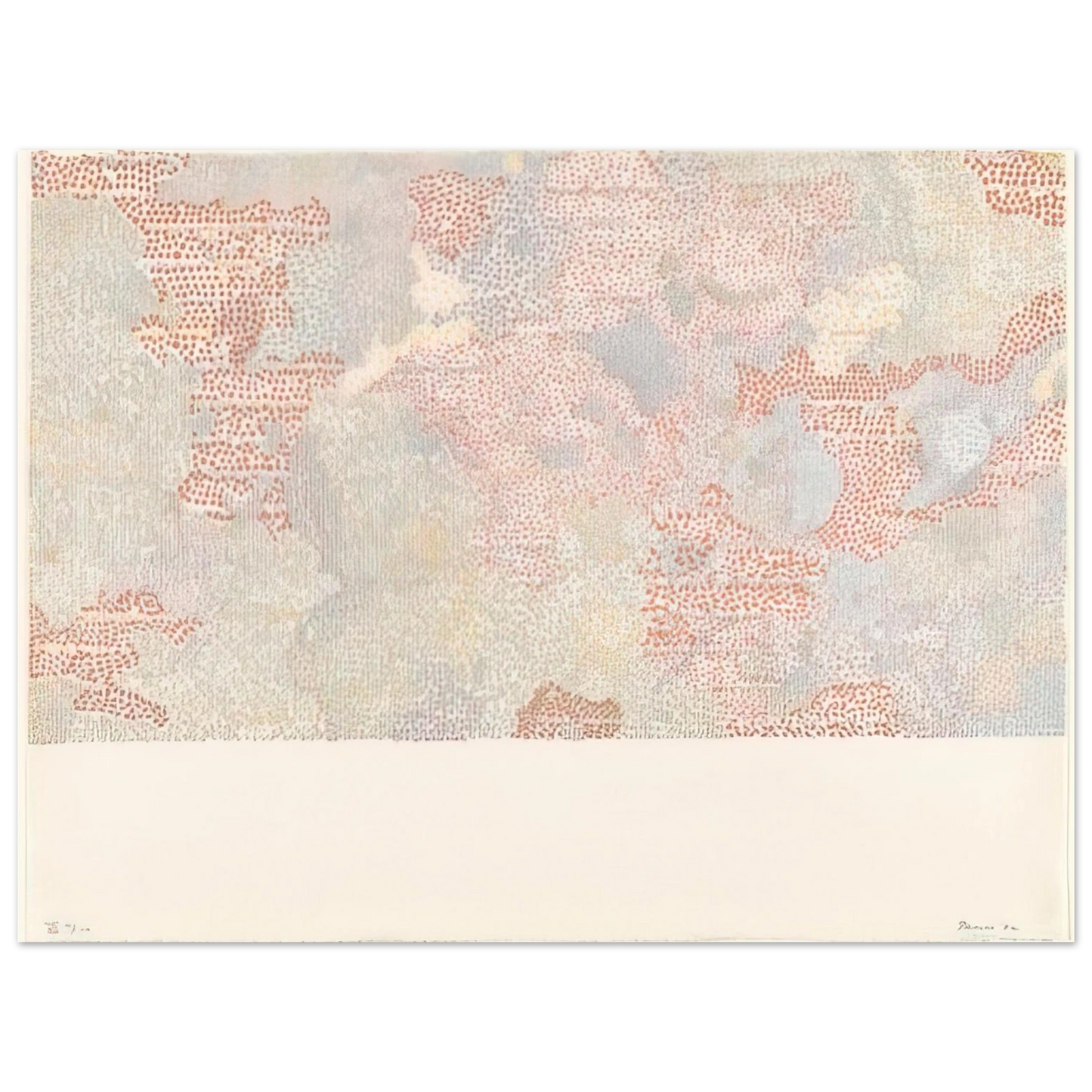 Nancy Graves - Maskelyne DA Region of the Moon from the series Lunar Maps - 1972  75x100 cm / 30x40inches Fine Art Poster