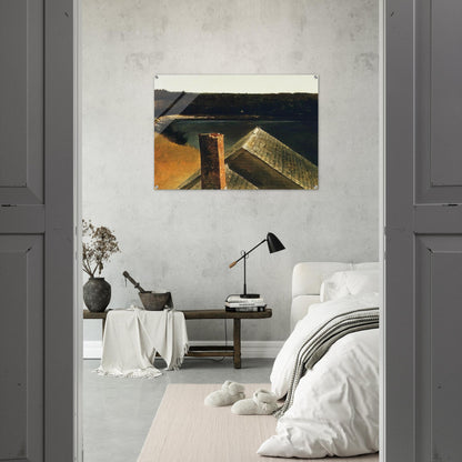 END OF OLSONS - Andrew Wyeth Acrylic Print - 70x100 cm / 28x40″ inches