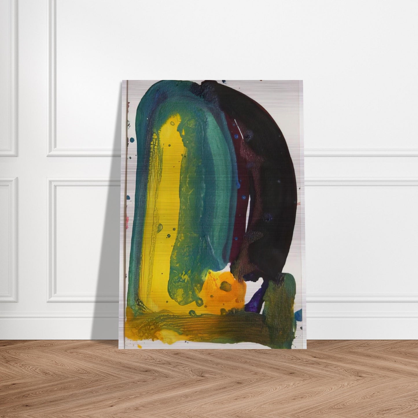 Sculpture Drawing, SF64-571 - Sam Francis Brushed Aluminum Print - 70x100 cm / 28x40 inches | Sam Francis Aluminum Print | Sam Francis Prints