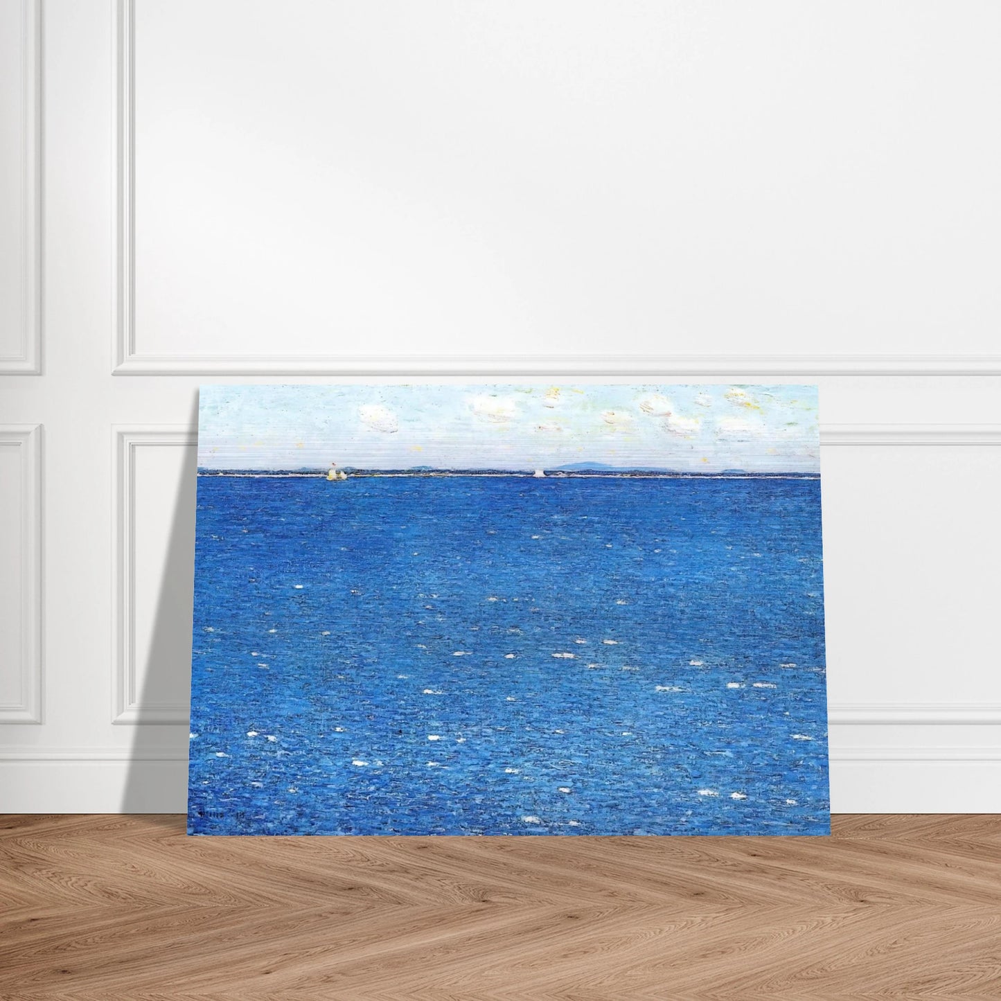 West Wind, Appledore - Childe Hassam Brushed Aluminum Print - 70x100 cm / 28x40 inches | Childe Hassam Aluminum Print | Childe Hassam Prints