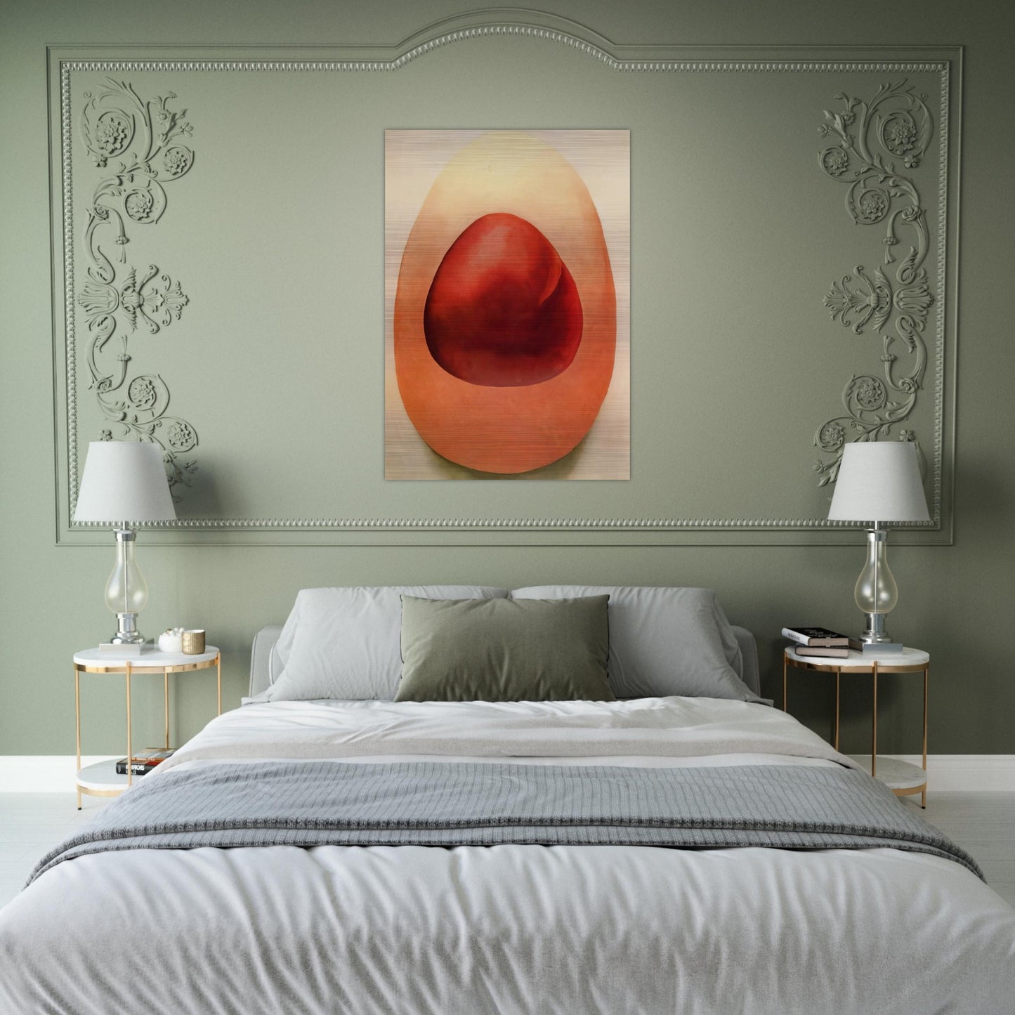 Red and Pink Rocks - Georgia O'Keeffe Brushed Aluminum Print - 70x100 cm / 28x40 inches | Georgia O'Keeffe Aluminum Print | Georgia O'Keeffe Prints