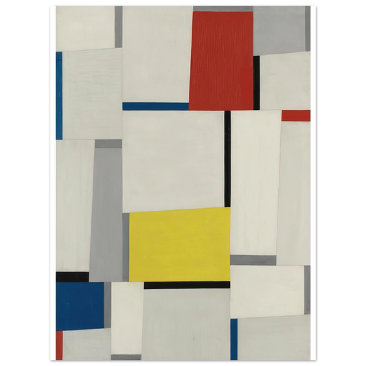 Fritz Glarner - Relational Painting #65 - 1953  75x100 cm / 30x40inches Fine Art Poster