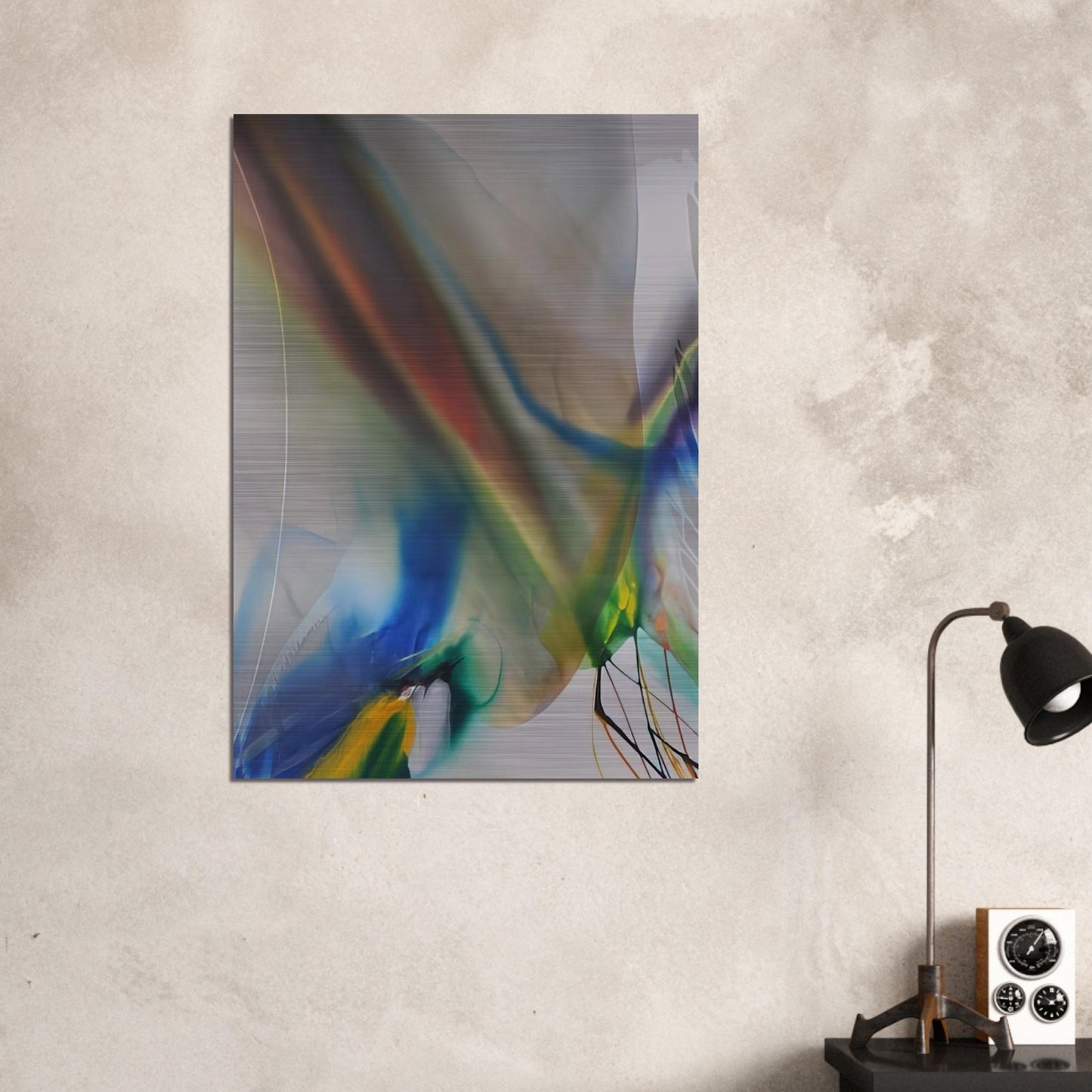 Phenomena Merlins Mantle - Paul Jenkins Brushed Aluminum Print - 70x100 cm / 28x40 inches | Paul Jenkins Aluminum Print | Paul Jenkins Prints