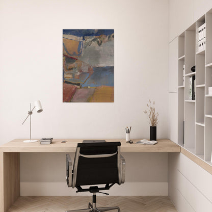 Berkeley #22 - Richard Diebenkorn Brushed Aluminum Print - 70x100 cm / 28x40 inches | Richard Diebenkorn Aluminum Print | Richard Diebenkorn Prints