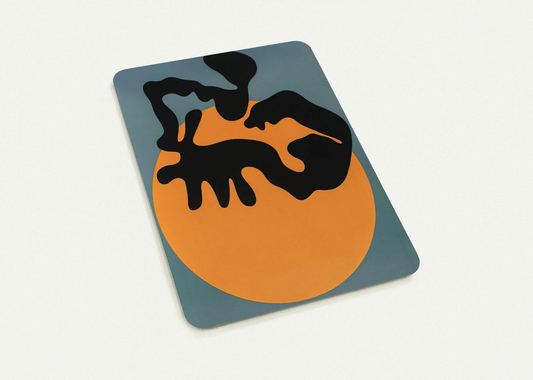 Not far from the sun, the moon and the stars By Jean Arp Pack of 10 Post Cards | Jean Arp Post Cards | A6 (10.5 x 14.8 cm) - 4.1 x 5.8 inches