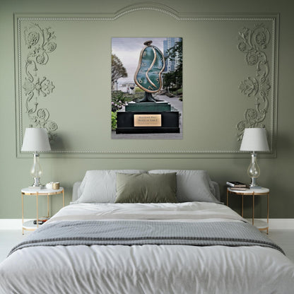 DANCE OF TIME I 1984 - Salvador Dali Brushed Aluminum Print - 70x100 cm / 28x40 inches | Salvador Dali Aluminum Print | Salvador Dali Prints
