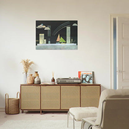 AT REST - Wassily Kandinsky Brushed Aluminum Print - 70x100 cm / 28x40 inches | Wassily Kandinsky Aluminum Print | Wassily Kandinsky Prints