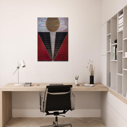 ALTARPIECE NO 2 1915 - Hilma af Klint Brushed Aluminum Print - 70x100 cm / 28x40 inches | Hilma af Klint Aluminum Print | Hilma af Klint Prints