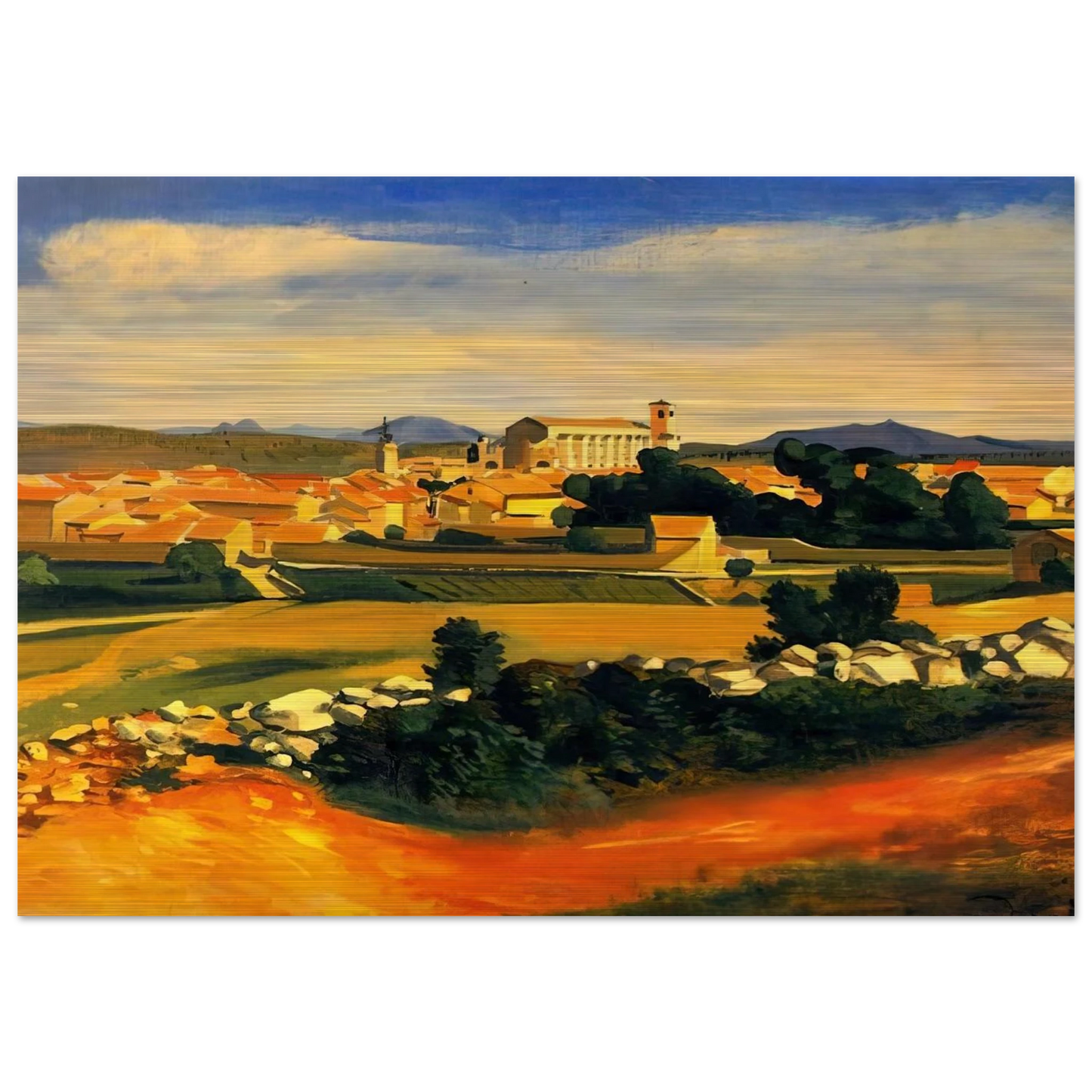LANDSCAPE 1930 - Andre Derain Brushed Aluminum Print - 70x100 cm / 28x40 inches | Andre Derain Aluminum Print | Andre Derain Prints