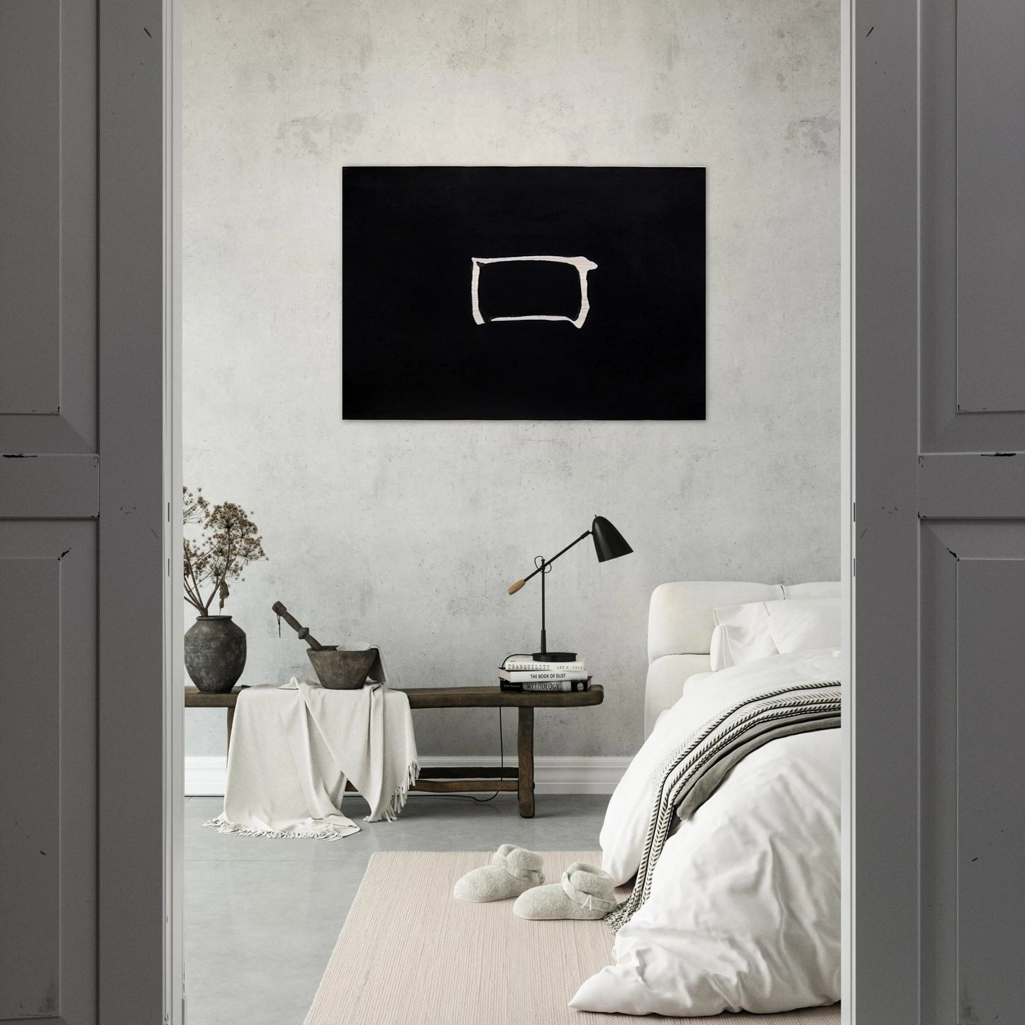 Work - 1971 - Jiro Yoshihara Brushed Aluminum Print - 70x100 cm / 28x40 inches | Jiro Yoshihara Aluminum Print | Jiro Yoshihara Prints