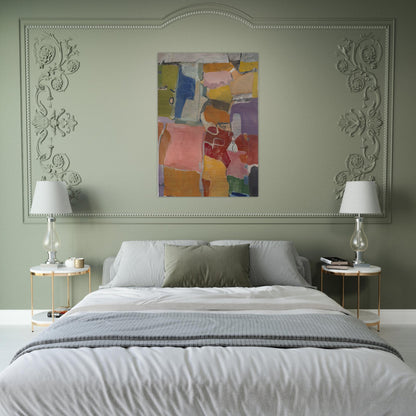 Urbana - Richard Diebenkorn Brushed Aluminum Print - 70x100 cm / 28x40 inches | Richard Diebenkorn Aluminum Print | Richard Diebenkorn Prints