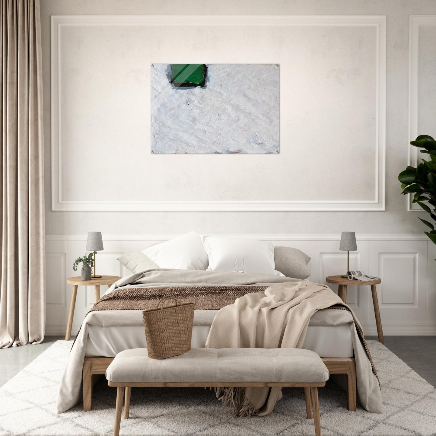 Untitled - 1959 - Robert Ryman Acrylic Print - 70x100 cm / 28x40″ inches
