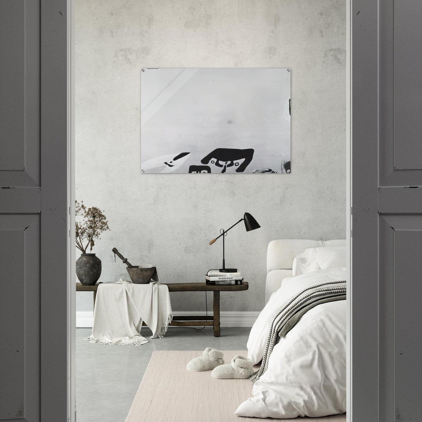 FISHERMEN IN CADAQUES - Salvador Dali Acrylic Print - 70x100 cm / 28x40″ inches | Salvador Dali Wall Art | Salvador Dali Prints