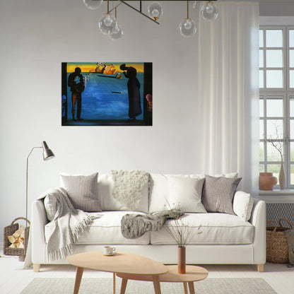 ANGELUS - Salvador Dali Brushed Aluminum Print - 70x100 cm / 28x40 inches | Salvador Dali Aluminum Print | Salvador Dali Prints