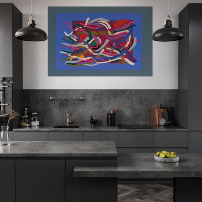 Blue Green Ground - 1961 - John Ferren Art Prints - 100x150 cm / 40x60″ inches | John Ferren Poster | John Ferren Prints