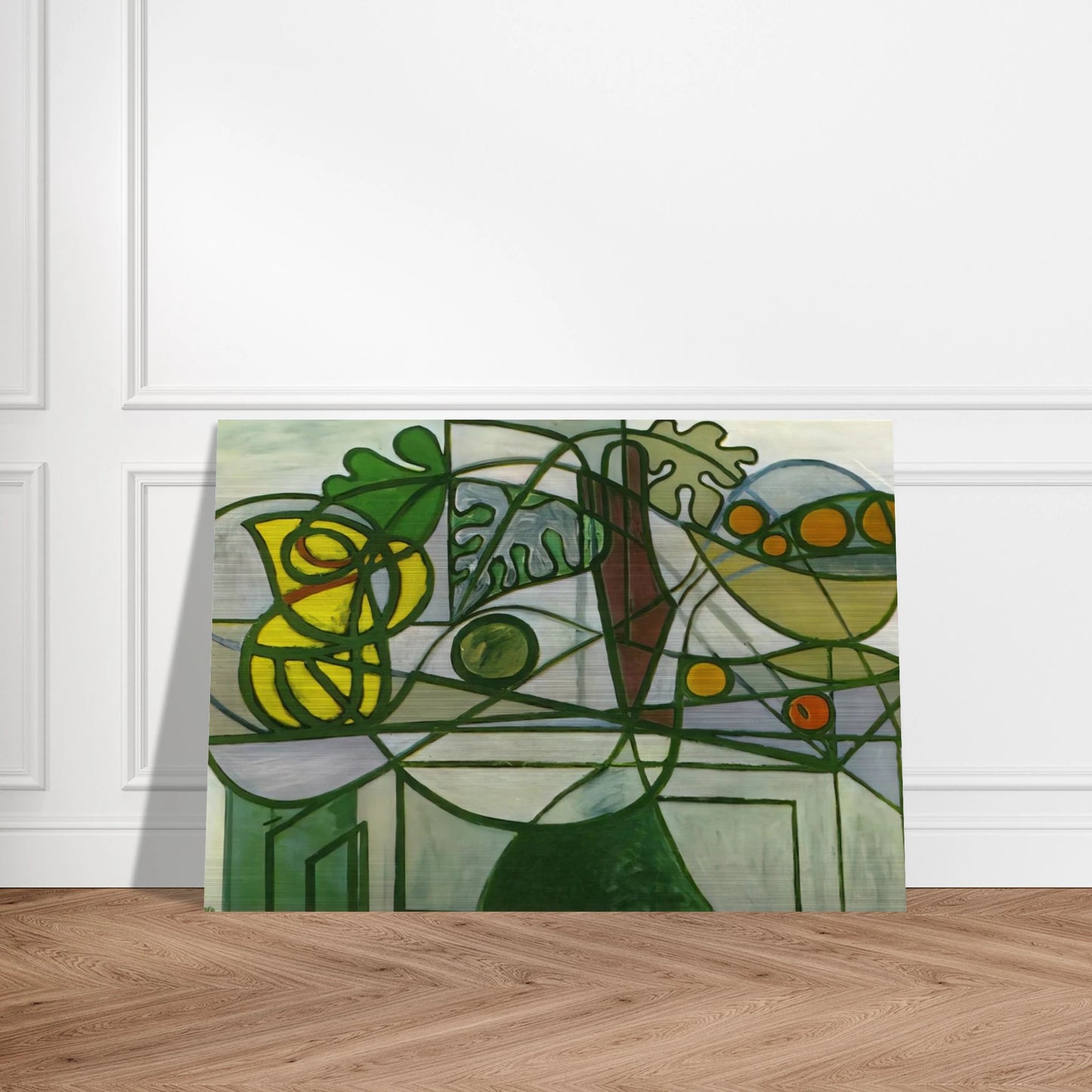 Still life - Pablo Picasso Brushed Aluminum Print - 70x100 cm / 28x40 inches | Pablo Picasso Aluminum Print | Pablo Picasso Prints