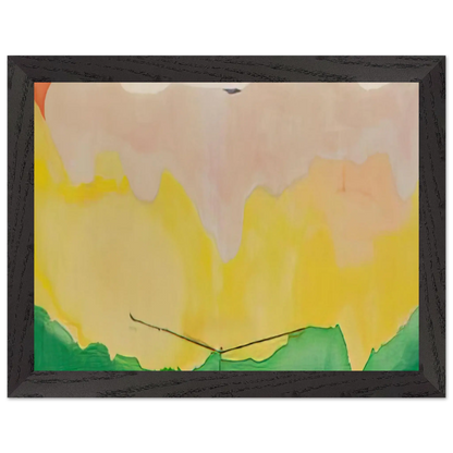 Helen Frankenthaler - Boulevard - 1973 Wall art - 30x40 cm / 12x16 Inches - Premium Wooden Framed Poster With Fine Art Paper - Wood frame