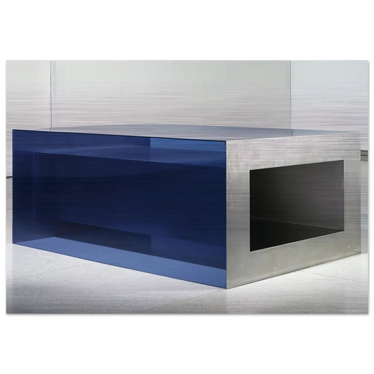 Untitled - 1968 - Donald Judd Brushed Aluminum Print - 70x100 cm / 28x40 inches | Donald Judd Aluminum Print | Donald Judd Prints