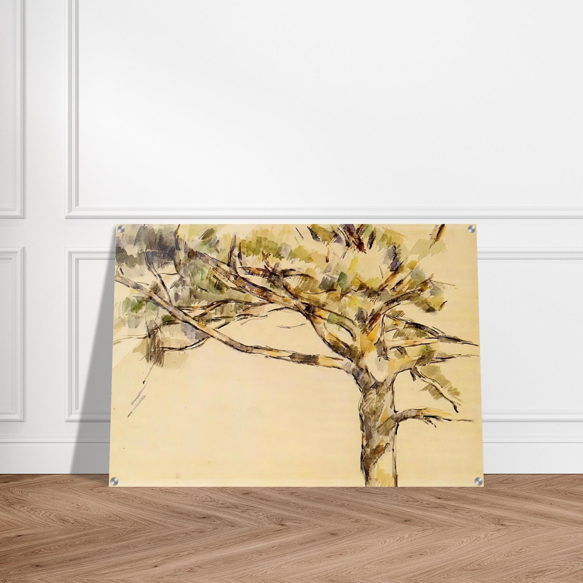 Large Pine - Paul Cézanne Acrylic Print - 70x100 cm / 28x40″ inches