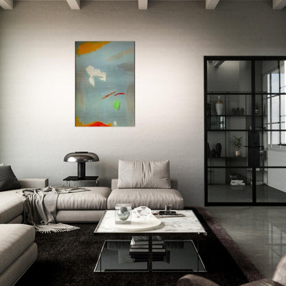 CANTO II 1995 - Esteban Vicente Brushed Aluminum Print - 70x100 cm / 28x40 inches | Esteban Vicente Aluminum Print | Esteban Vicente Prints