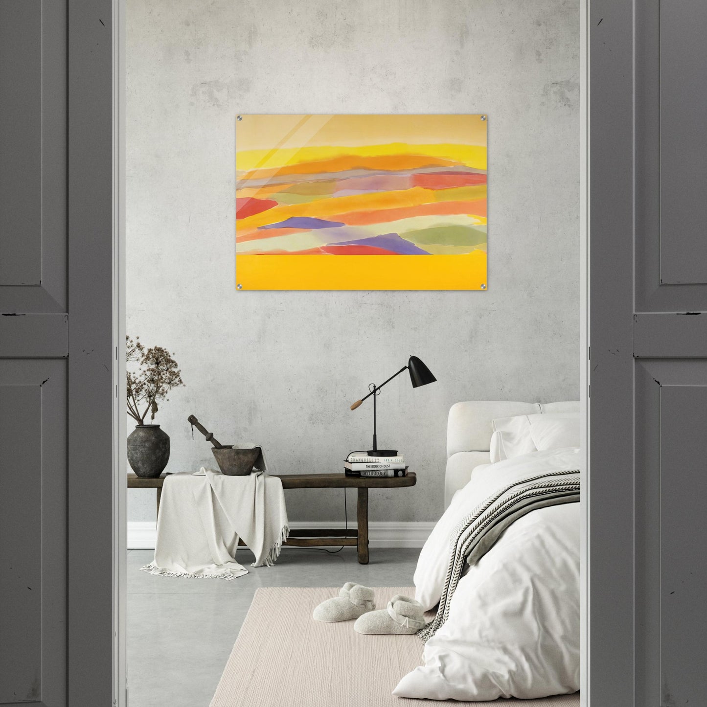 Revelation - 1979 - Ronnie Landfield Acrylic Print - 70x100 cm / 28x40″ inches